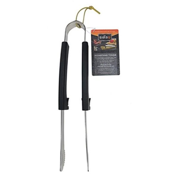 Mr. Bar-B-Q Products Llc Mr. Bar-B-Q Products LLC. 246401 Stainless Steel Construction Plastic Kickstand Grill Tongs 246401